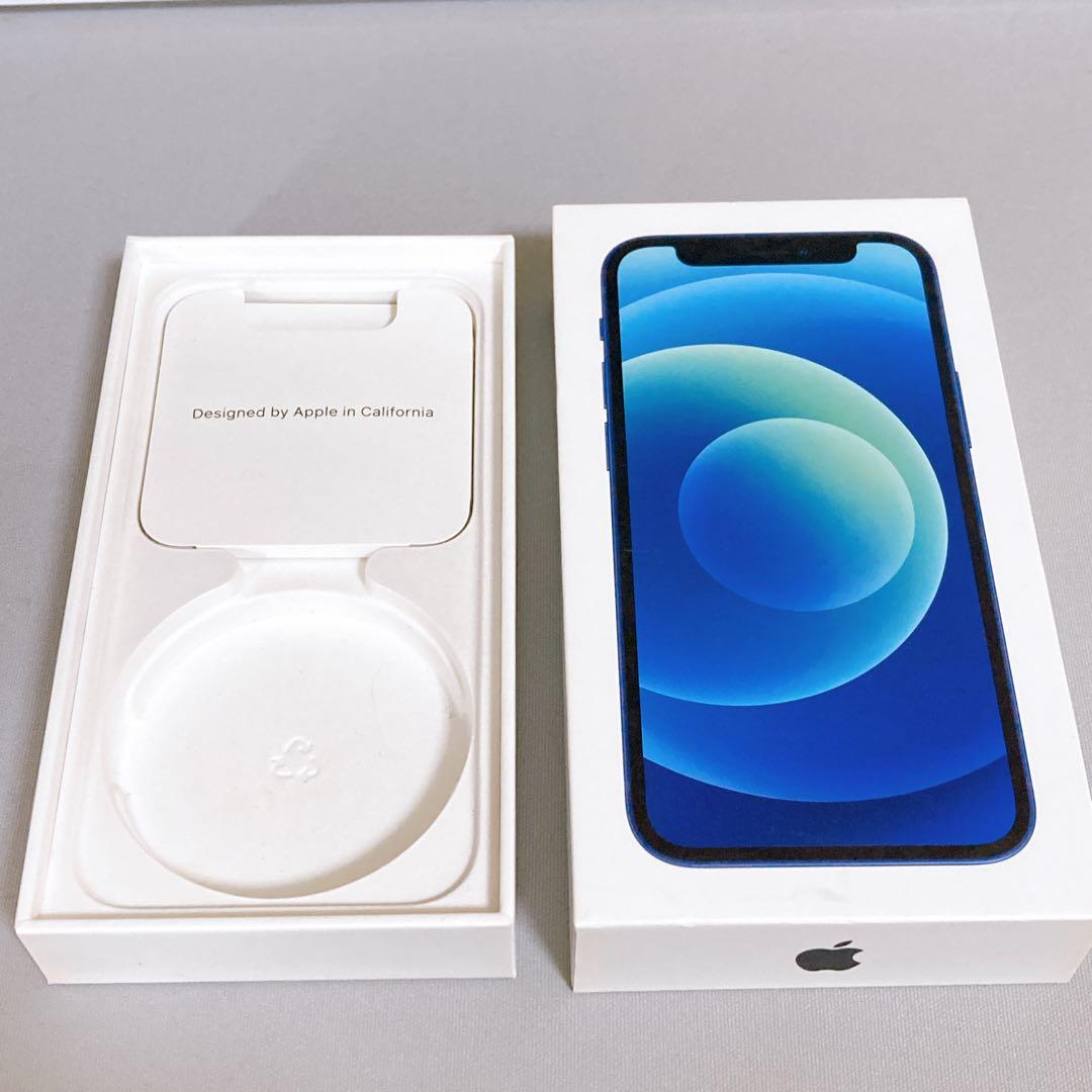 iPhone12mini 64GB ブルー アイフォン ガラスフィルム付き