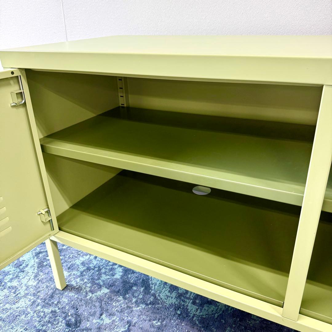 ★廃盤商品【美品/都内無料配送】IKEA PS キャビネット ライトグリーン