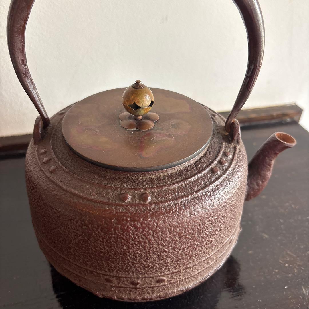 南部鉄器　鉄瓶　釜　茶釜 茶道具　美術品　工芸　コレクション　やかん