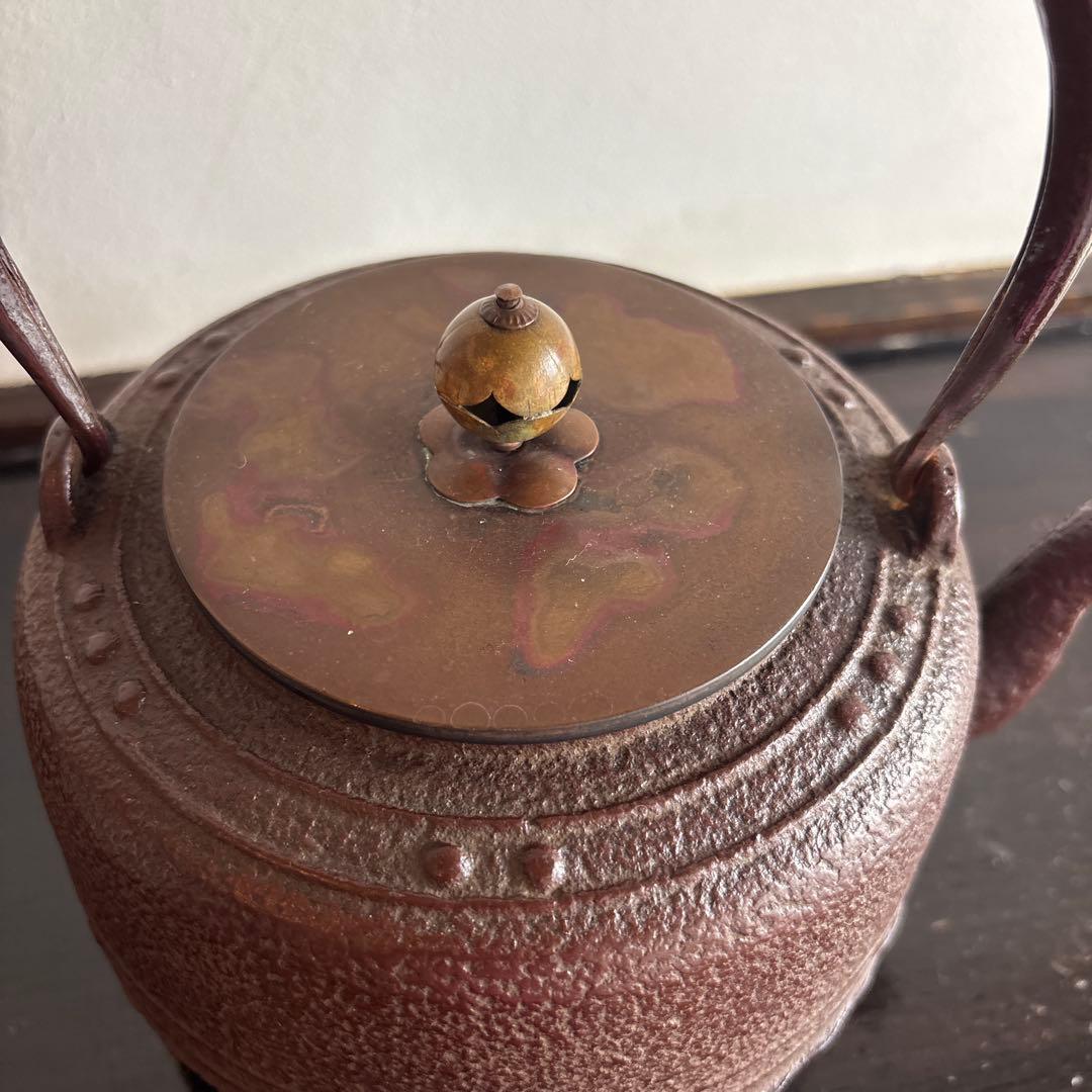南部鉄器　鉄瓶　釜　茶釜 茶道具　美術品　工芸　コレクション　やかん