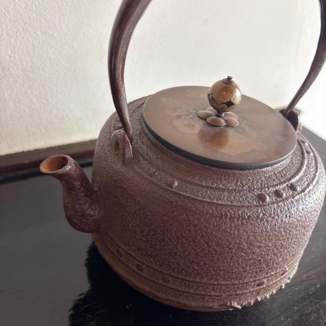 南部鉄器　鉄瓶　釜　茶釜 茶道具　美術品　工芸　コレクション　やかん