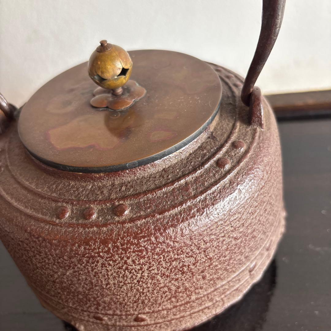 南部鉄器　鉄瓶　釜　茶釜 茶道具　美術品　工芸　コレクション　やかん