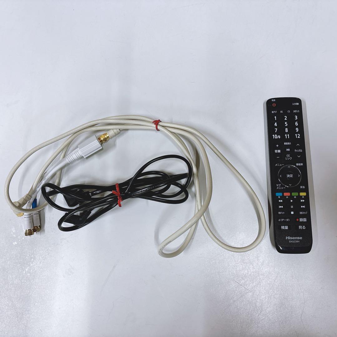 ★初期化済★32インチ液晶テレビ Hisense リモコン アンテナケーブル付