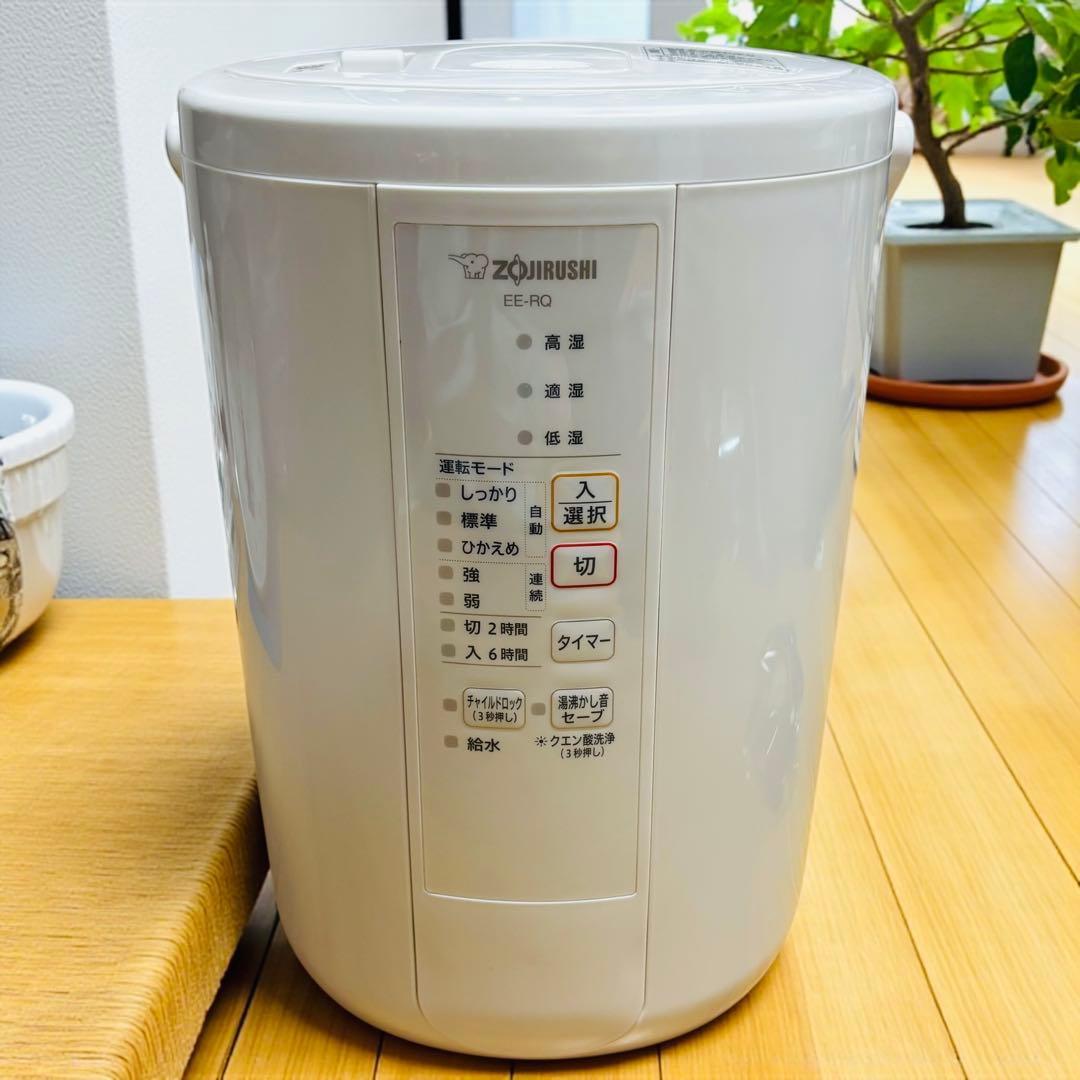象印 EE-RQ50 スチーム式 加熱式加湿器 ホワイト 動作良好 2020年製