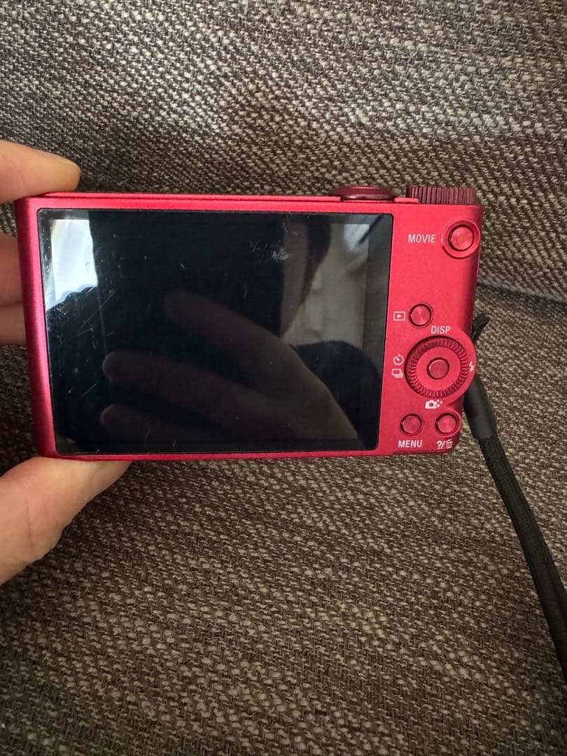 SONY Cyber-shot WX300 レッド　コンデジ