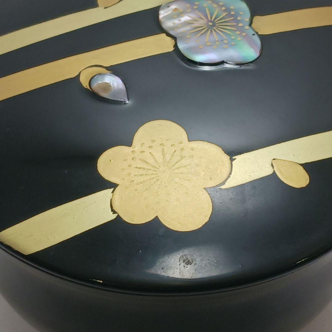 Y3030-4 茶道具 岡本陽斎 春秋棗 替え蓋付 共箱　YY