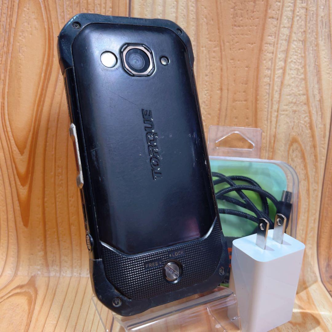SIMフリー 本体 TORQUE G03 32GB 497G ブラック 電池良好