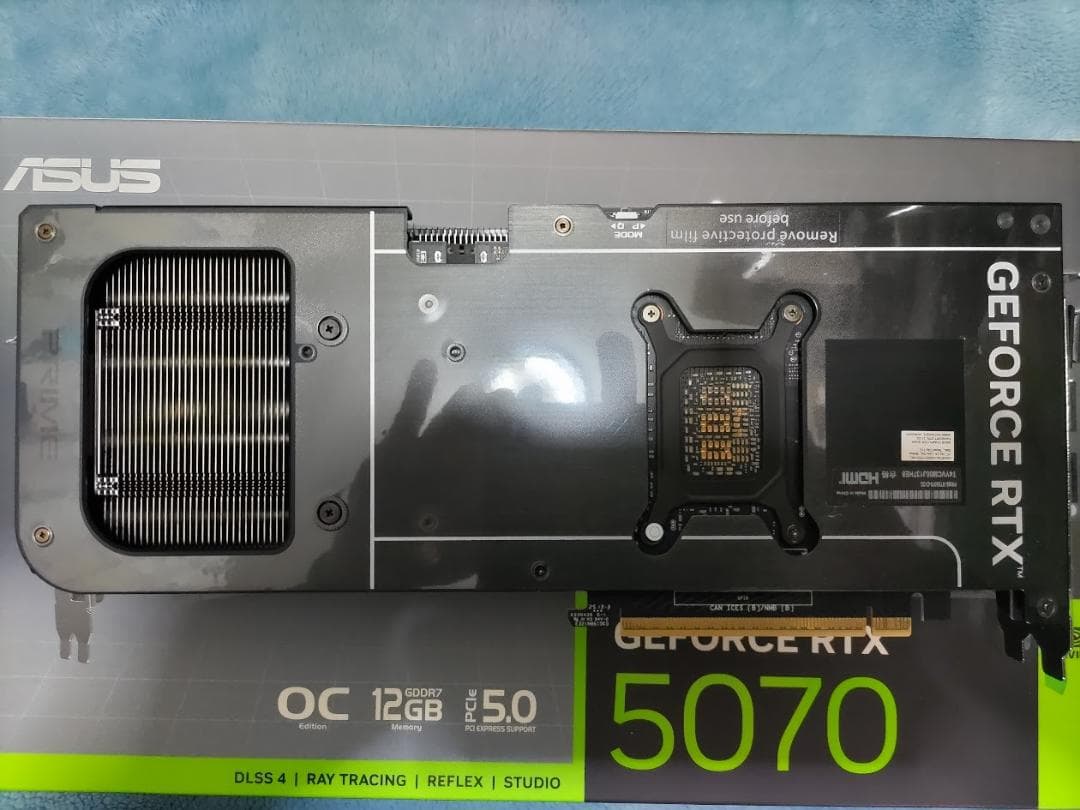 グラフィックボード・グラボ・ビデオカード ASUS PRIME RTX 5070 OC 12GB