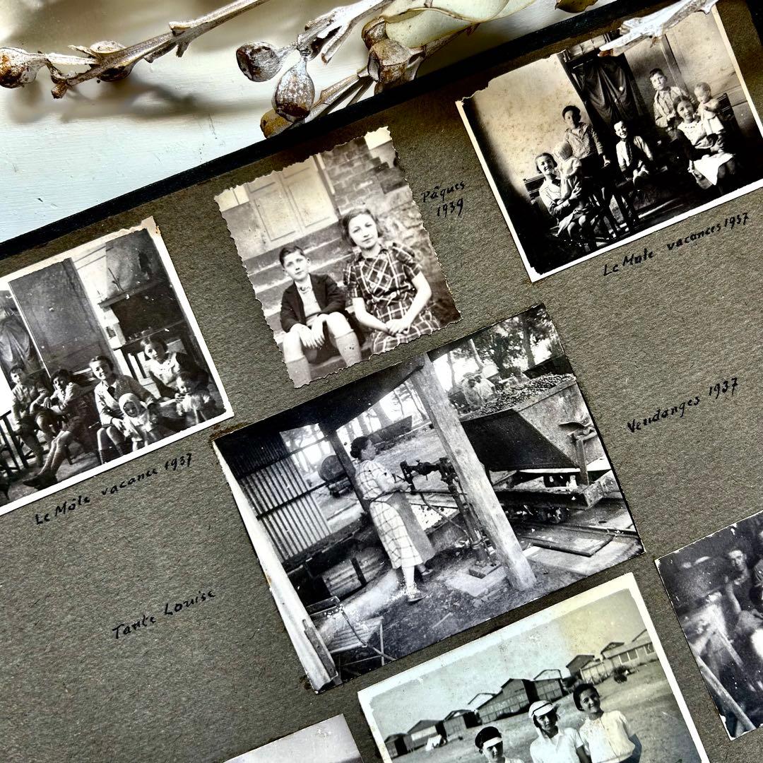 手彩色に息づく姉弟の記憶 1930年代フランス　写真アルバム
