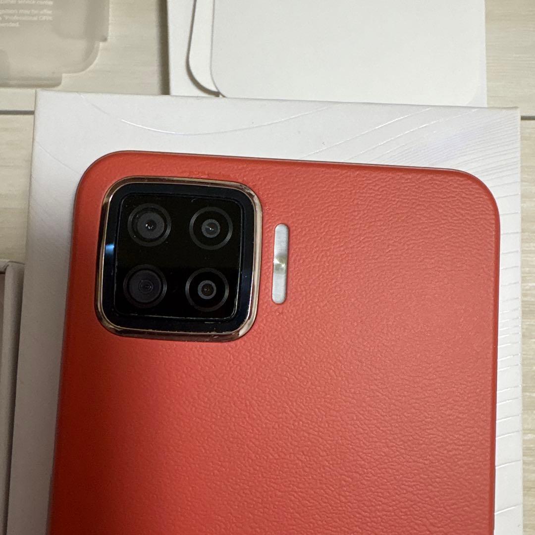 oppoA73 スマートフォン オレンジ