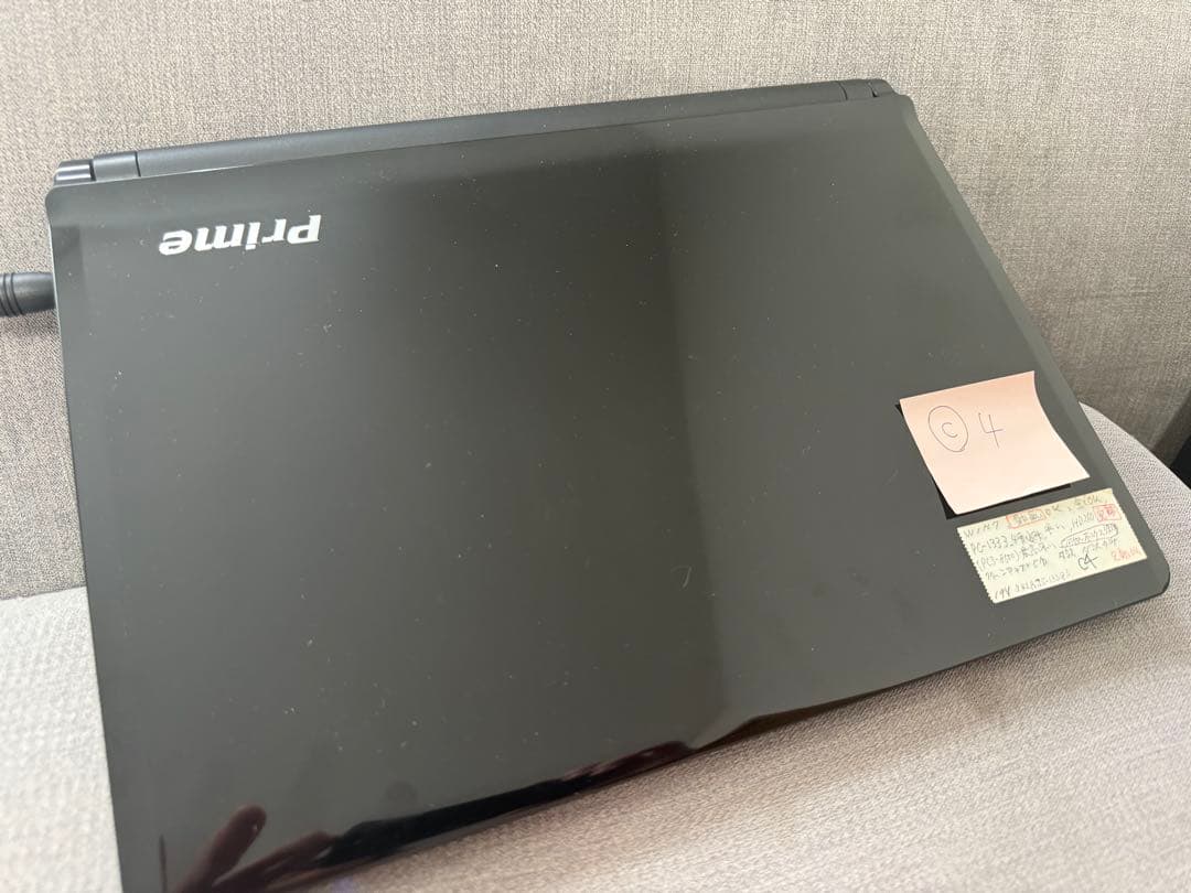 プライム ノートPC ブラック　Windows7 美品　格安　c4