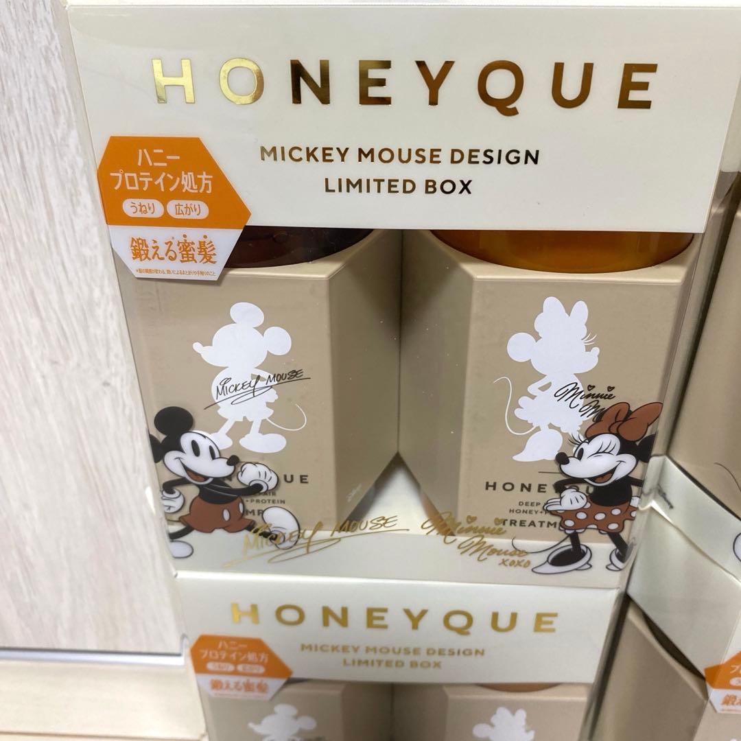 HONEYQUE ミッキーマウスデザイン シャンプー　コンディショナー４箱セット