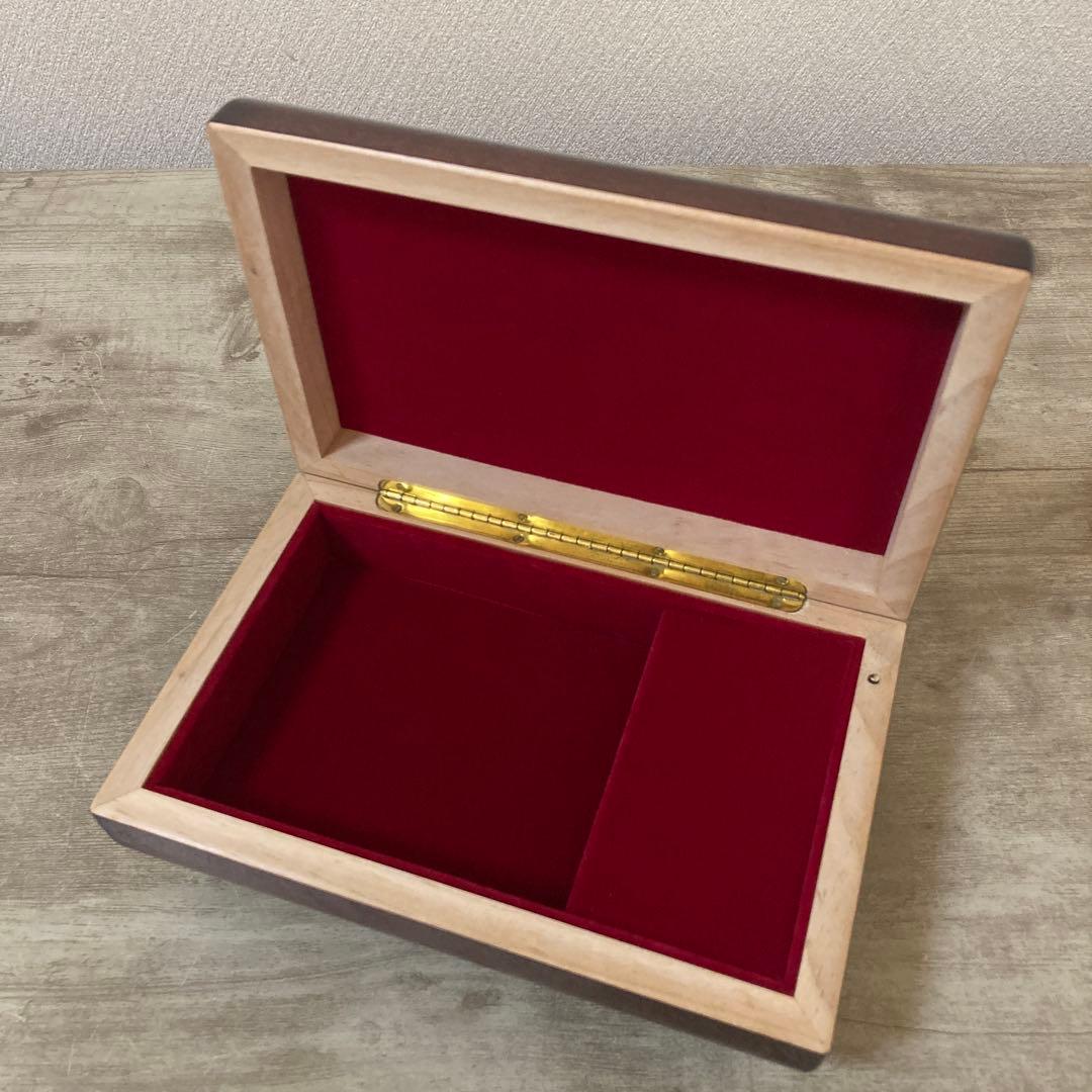 REUGE リュージュ×イタリア製工芸　オルゴールジュエリーボックス　象嵌