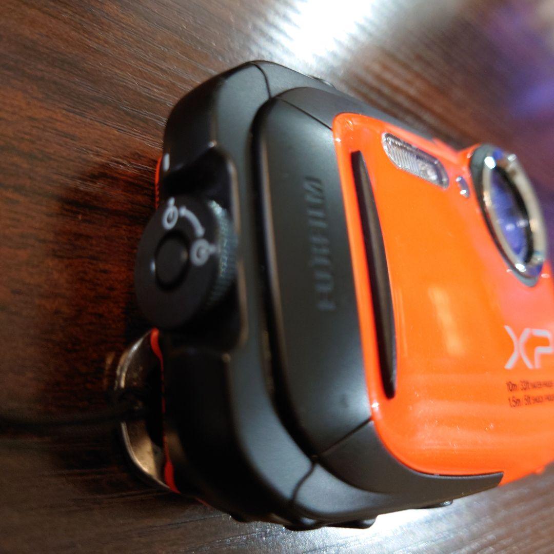【動作OK】 FUJIFILM FINEPIX XP70 オレンジ 防水耐衝撃