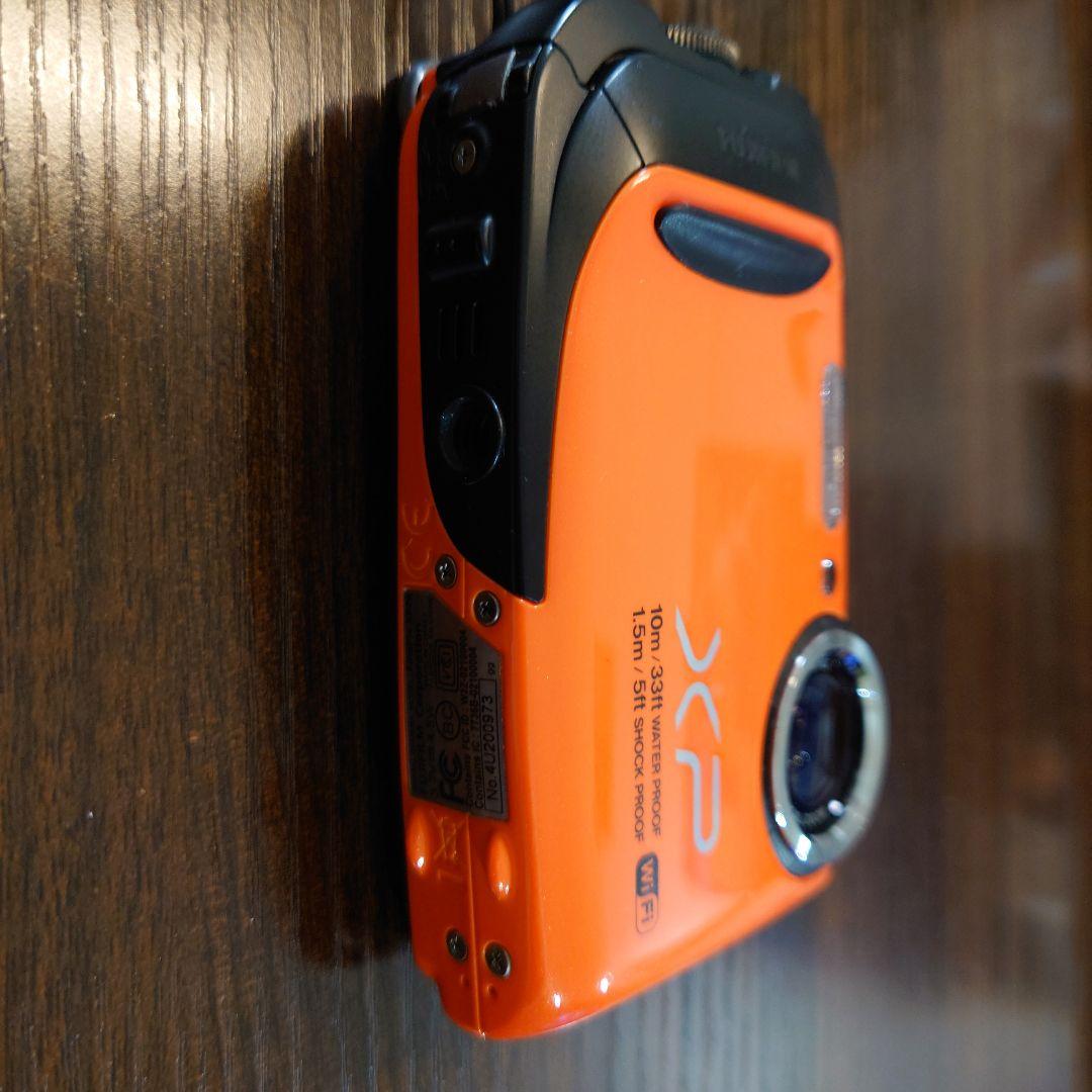 【動作OK】 FUJIFILM FINEPIX XP70 オレンジ 防水耐衝撃