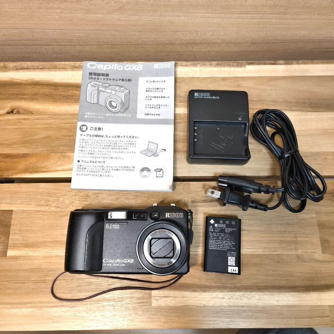 RICOH リコー コンパクト デジタルカメラ Caplio GX8 ブラック