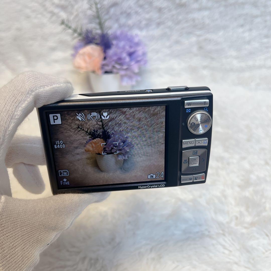 【美品・動作品】OLYMPUS オリンパス μ1060 コンパクトデジタルカメラ