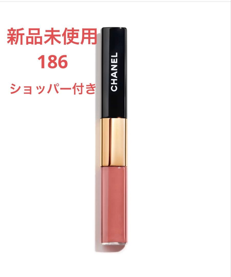 新品CHANEL ル ルージュ デュオ ウルトラ トゥニュ 186 ピンクヌード