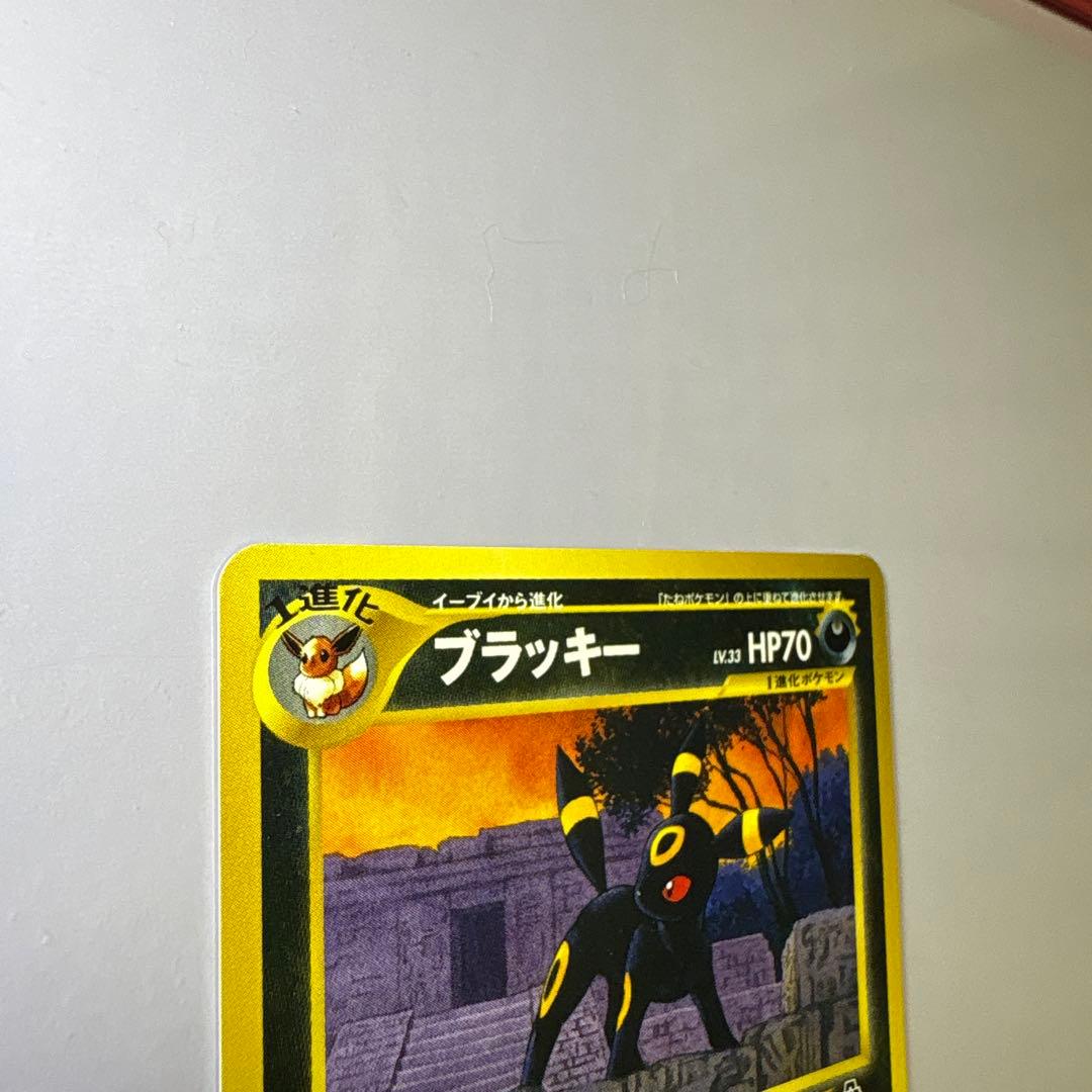美品ブラッキー 旧裏 プレミアムファイル2 ★neo 遺跡をこえて