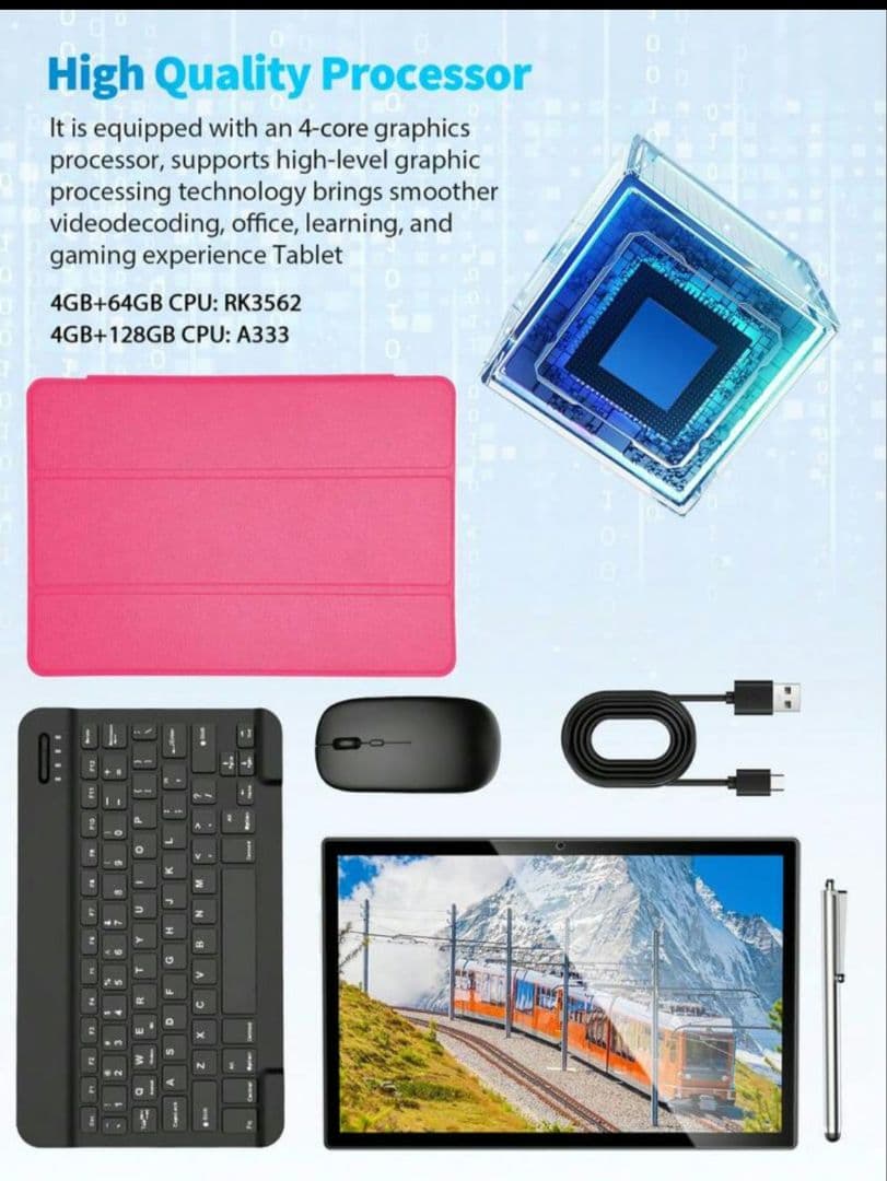 新品同様 Android タブレット 10インチ Android 15