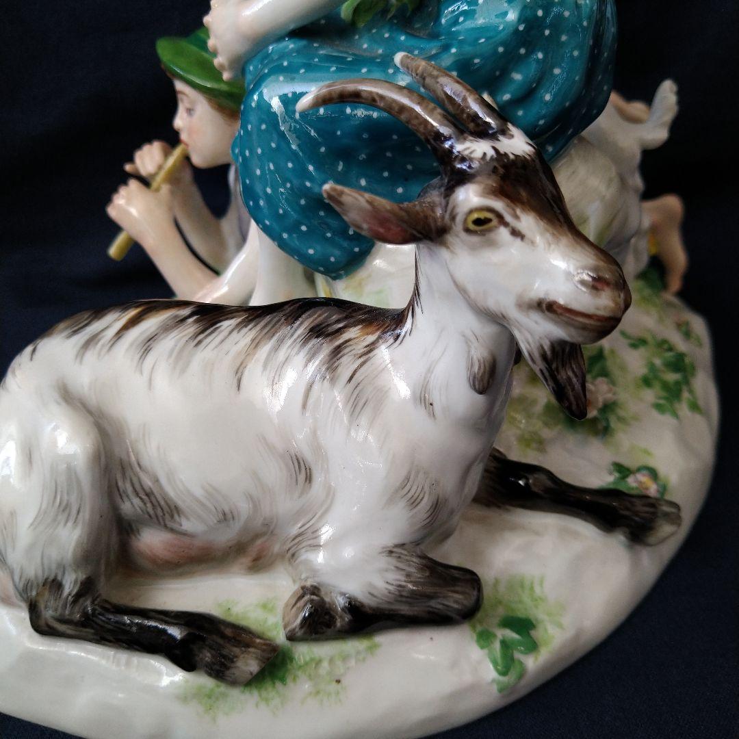 ✤1924年以前マイセン（Meissen）『山羊飼いの恋人たち』