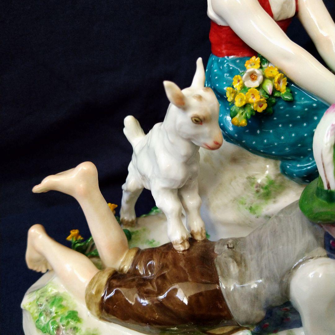 ✤1924年以前マイセン（Meissen）『山羊飼いの恋人たち』