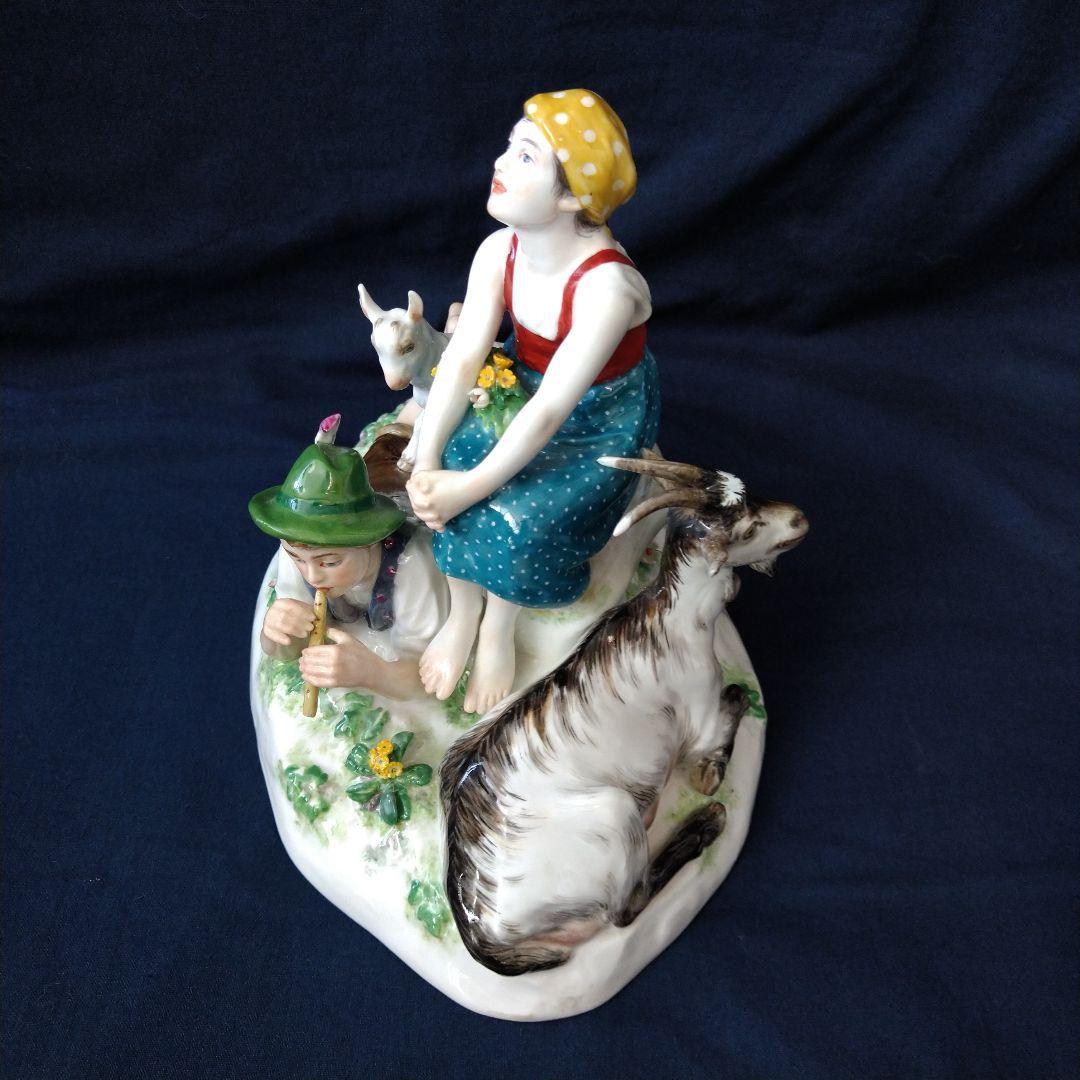 ✤1924年以前マイセン（Meissen）『山羊飼いの恋人たち』