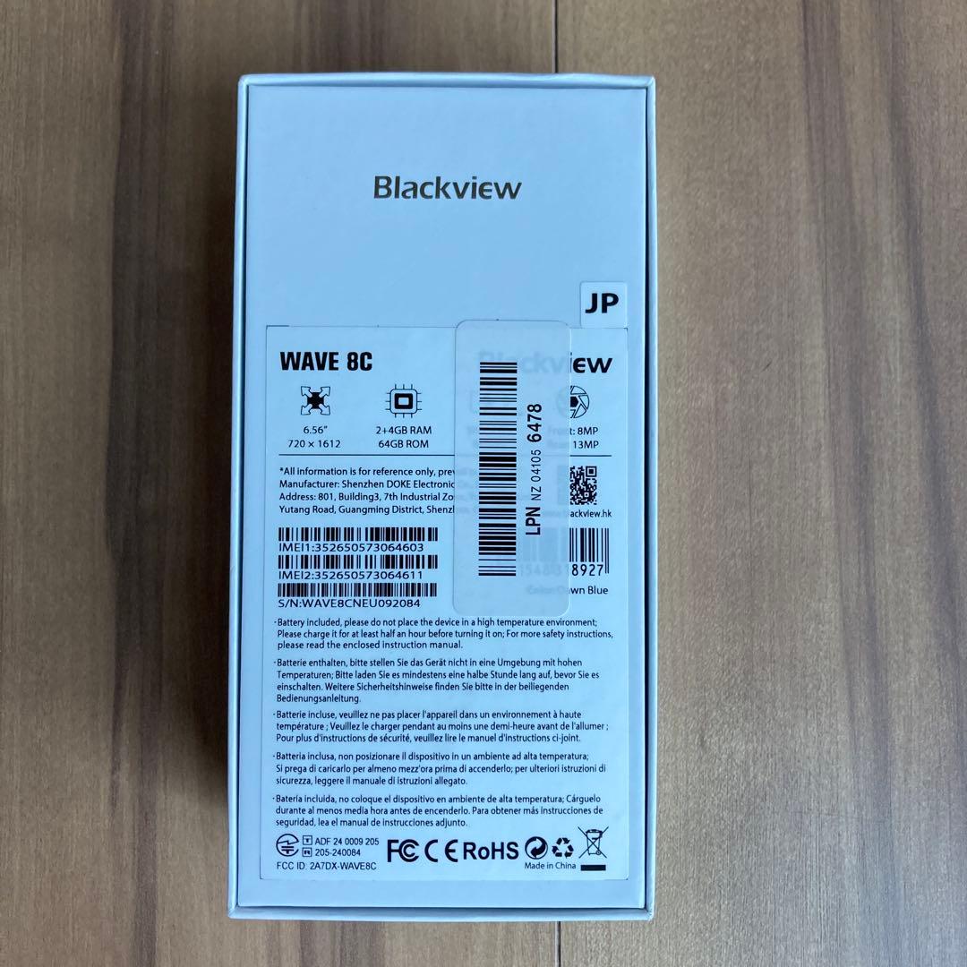 Blackview WAVE 8C 64GB ブルー SIMフリー