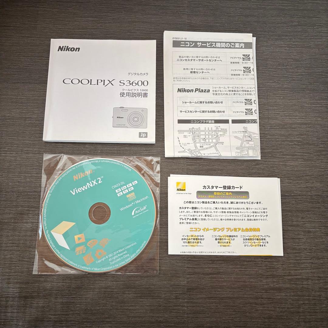Nikon COOLPIX S3600 デジタルカメラ