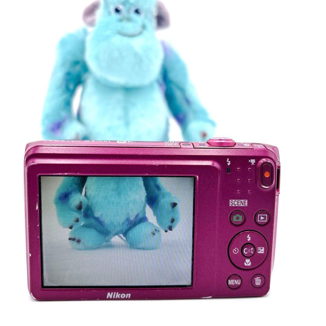 Nikon ニコン COOLPIX S3700 ピンク デジカメ Wi-Fi搭載