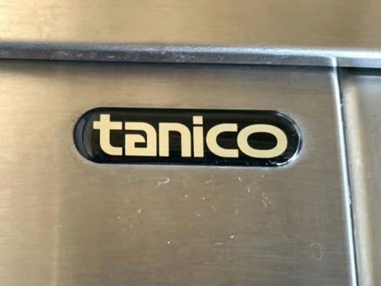 タニコー 業務用ステンレス製1槽式シンク バックガード付 H95×45×60cm