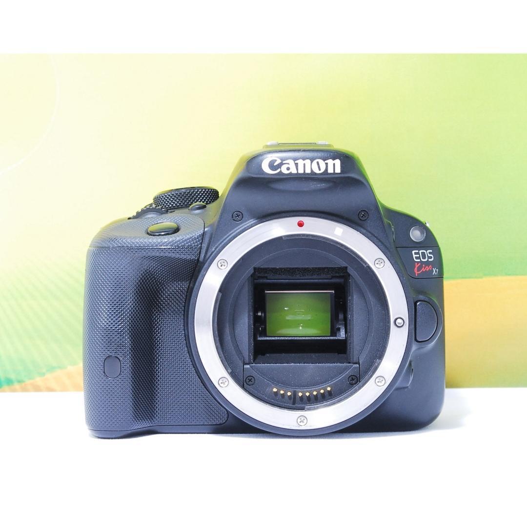 【初心者おすすめ】Canon kiss x7 ダブルレンズセット スマホ転送