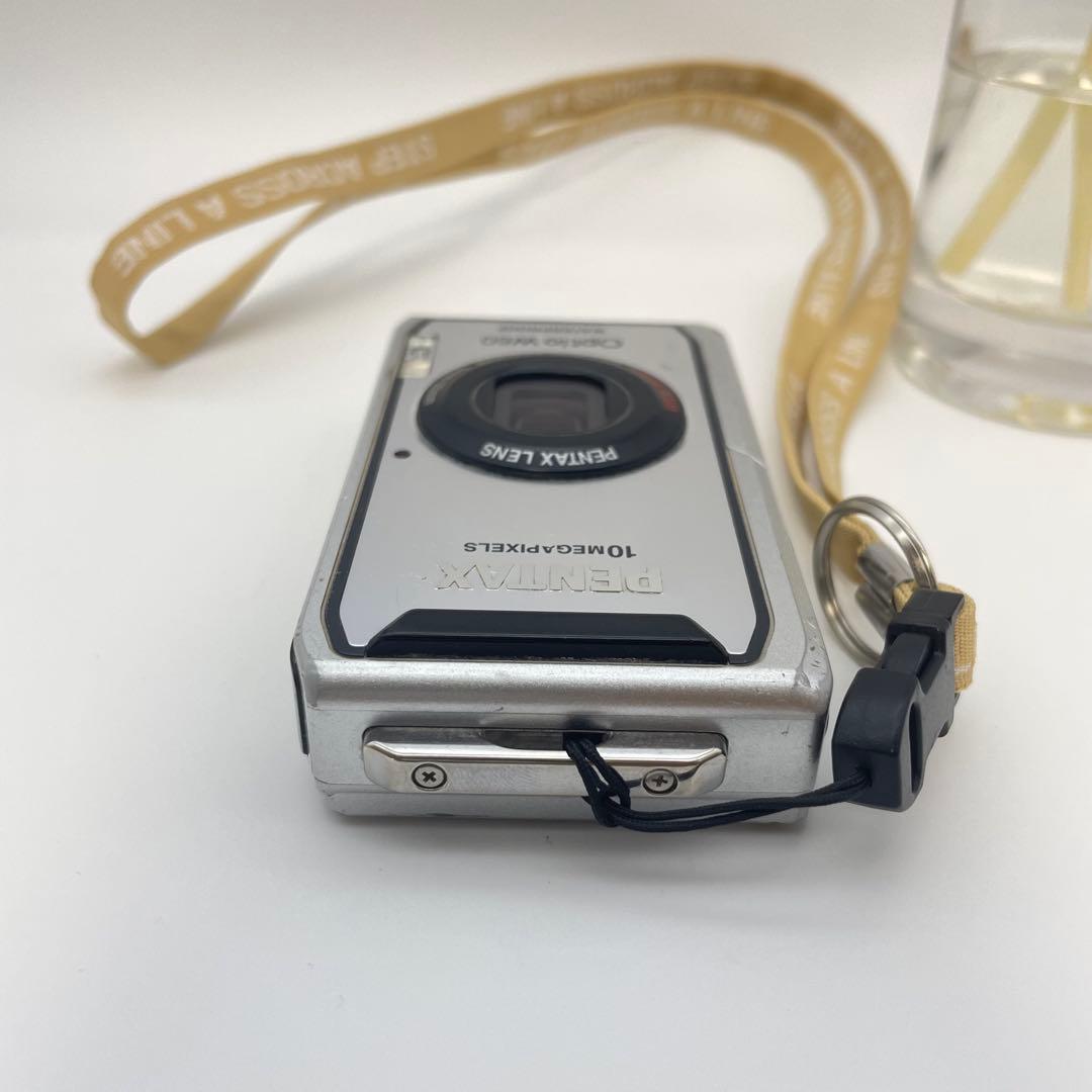 スマホ転送OK✨PENTAX Optio W60✨動作確認済 防水 コンデジ♪