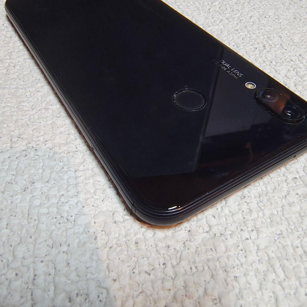美品：HUAWEI P20 Lite ブラック