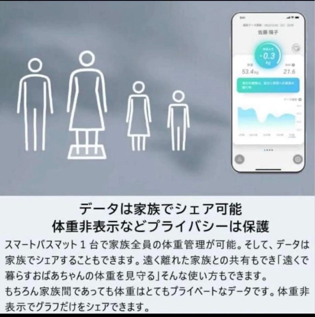 スマートバスマット 体組成計モデル 2024年製 スマートバスマット