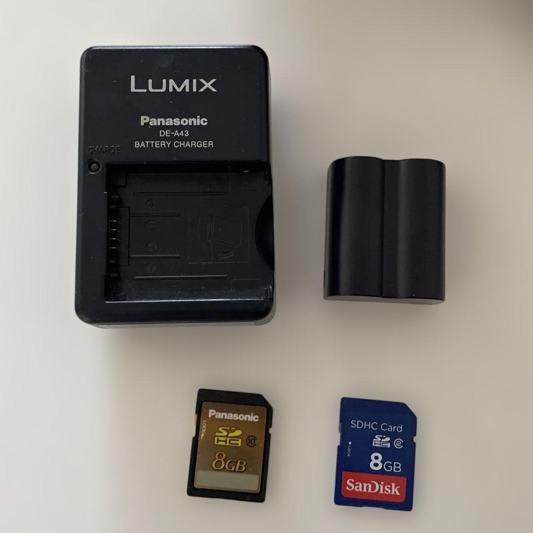 LUMIX デジカメ DMC-FZ38 充電器+ケース+SDカード付