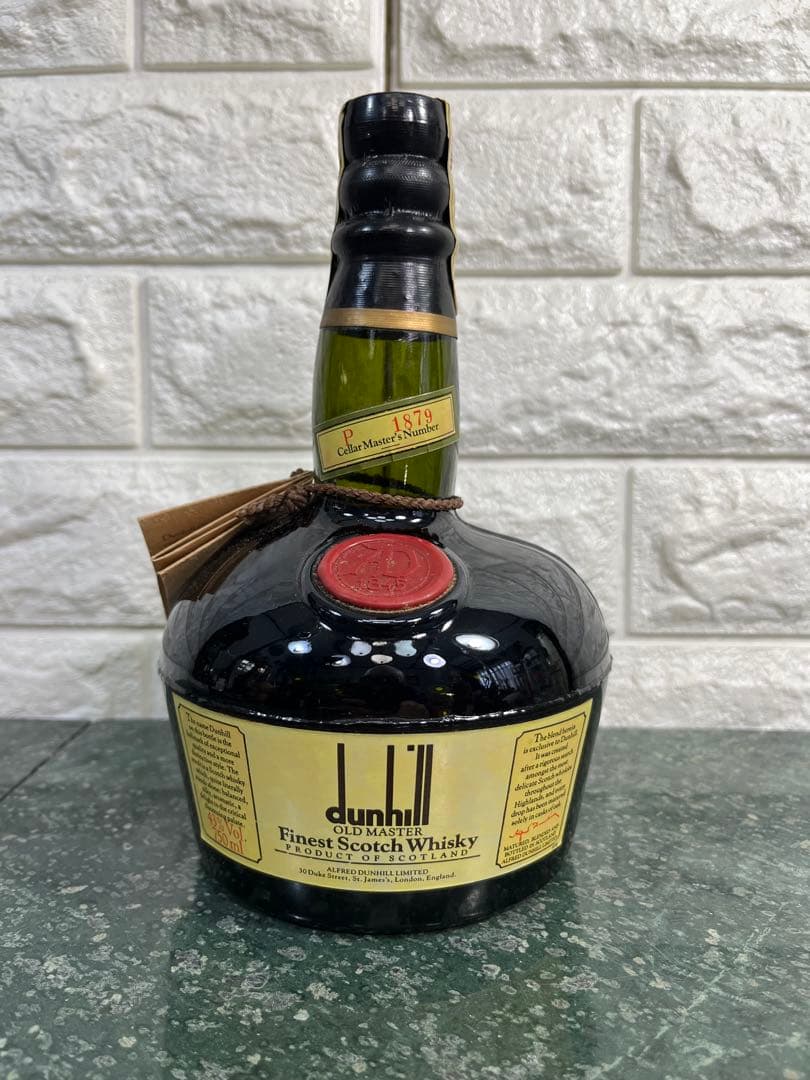 dunhill ダンヒルオールドマスタースコッチ　43°750ml 未開栓