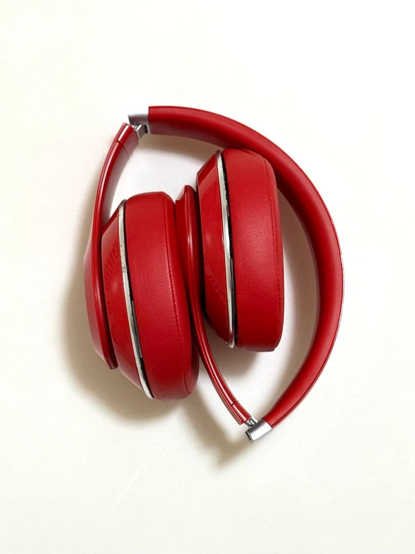 Beats Studio Wireless ヘッドホン 赤 充電コード ケース付