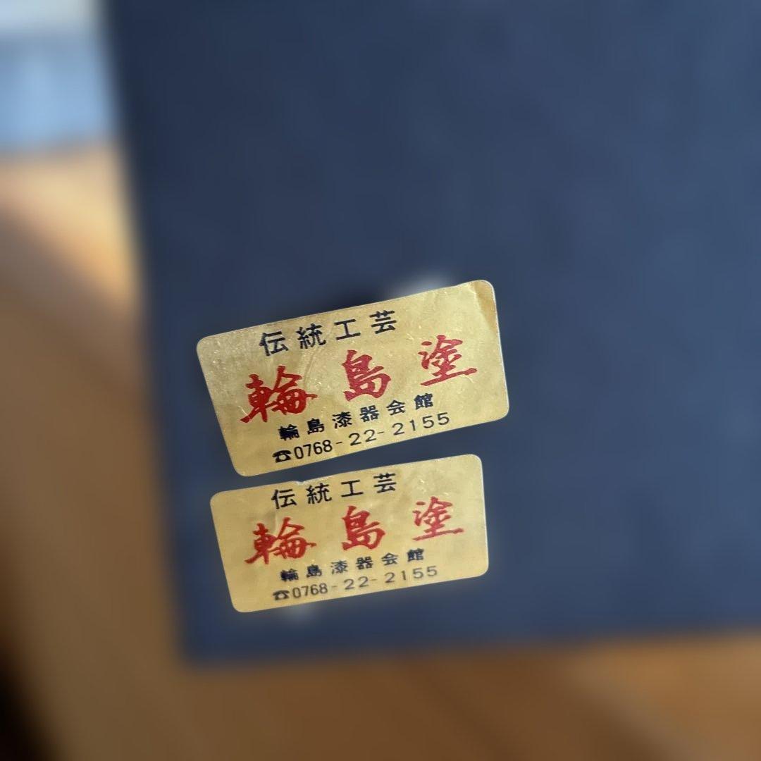 茶道具菓子器　漆器皿2点セット 紅葉と花の金箔装飾　輪島塗　山中漆器