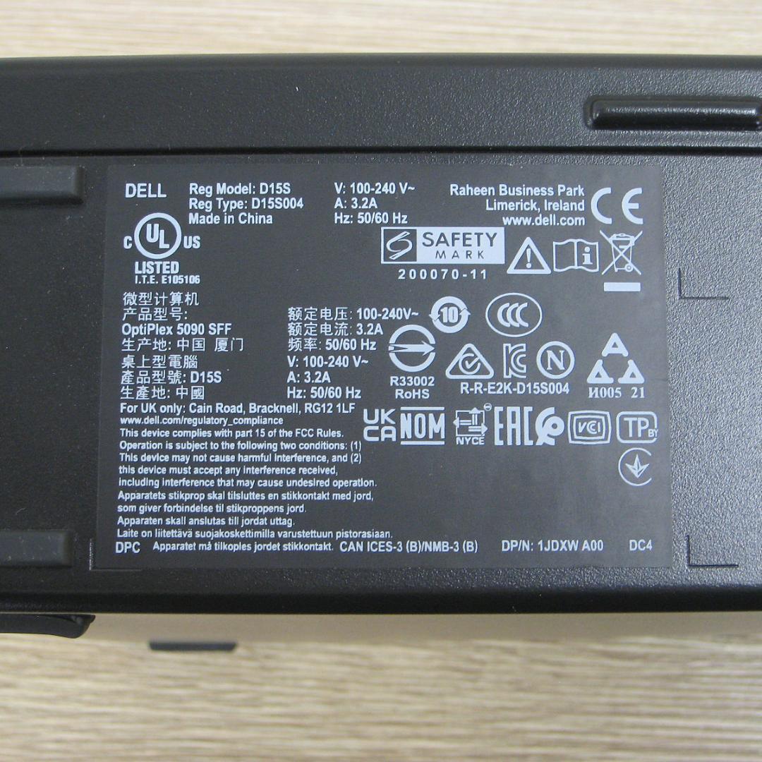 DELL OptiPlex 5090 i5 10世代/SSD256/HDD500