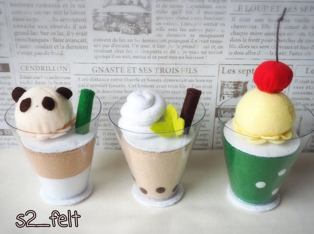 フェルトままごと カフェ