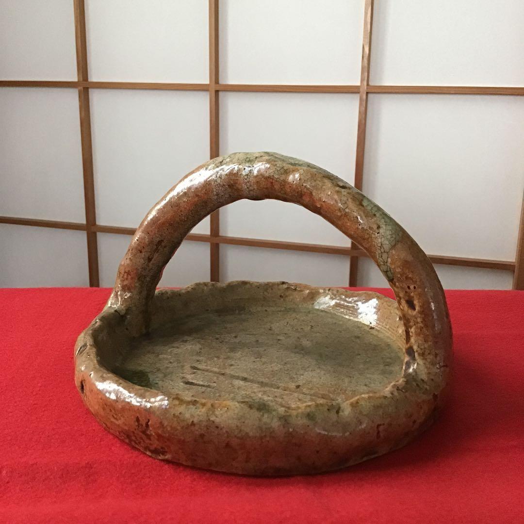 【古伊賀 手付き菓子鉢】