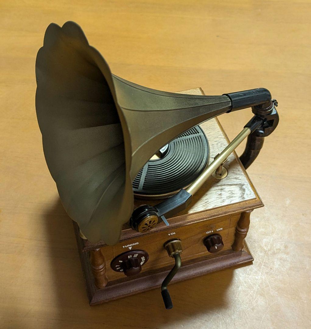 【激レア】貴重レトロ　レコードプレーヤー＆ラジオ　SCP-730 GRANDPA