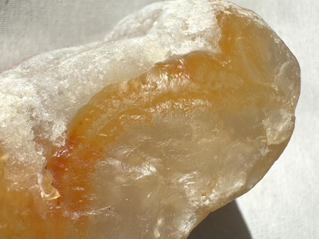 【希少 玉川産】瑪瑙 水晶 667g 原石／天然石