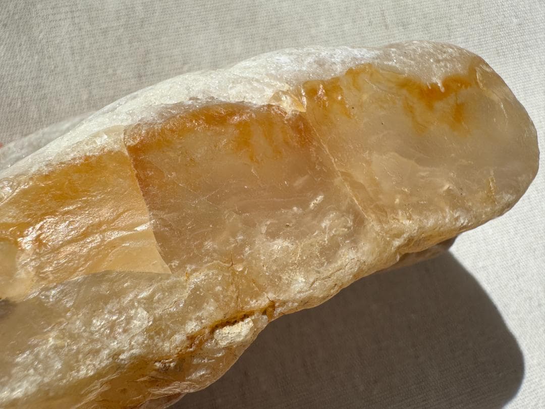 【希少 玉川産】瑪瑙 水晶 667g 原石／天然石