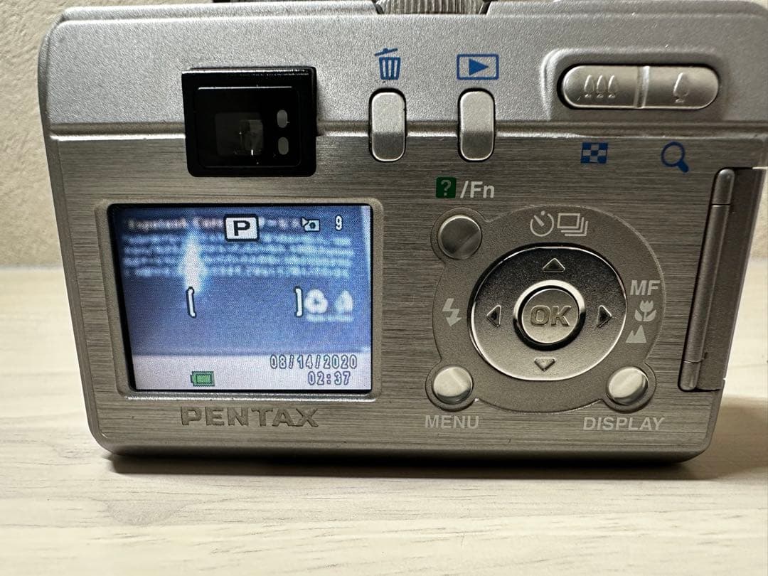 希少✨完動品【極美品】PENTAX Optio S30 シルバー 乾電池