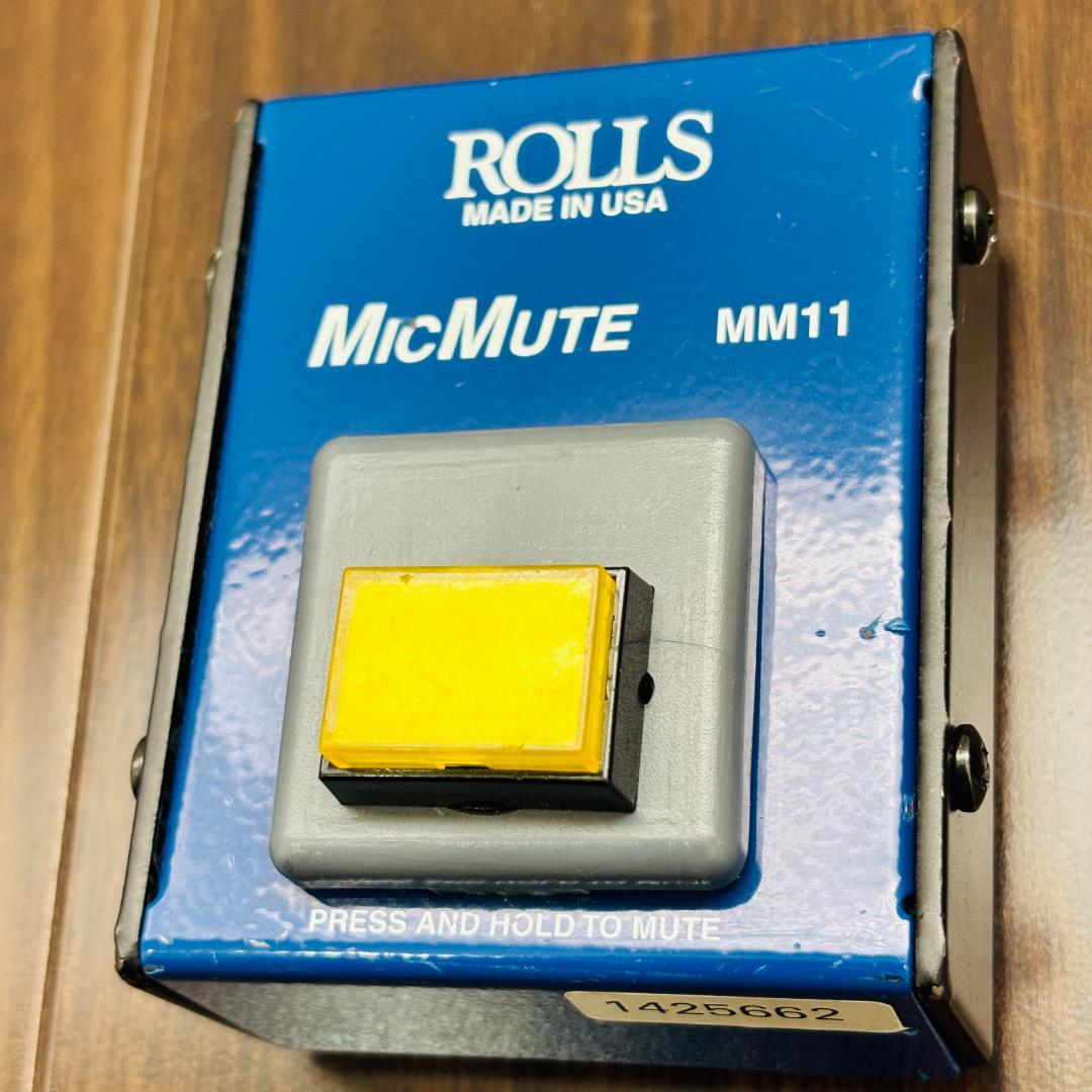 ROLLS MicMute MM11 ミュートスイッチ 3個セット