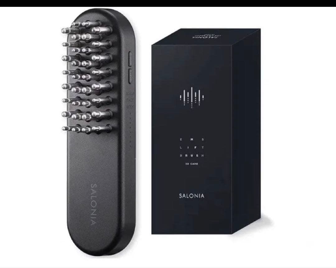 SALONIA EMS LEFT BRUSH 3D CARE ブラック