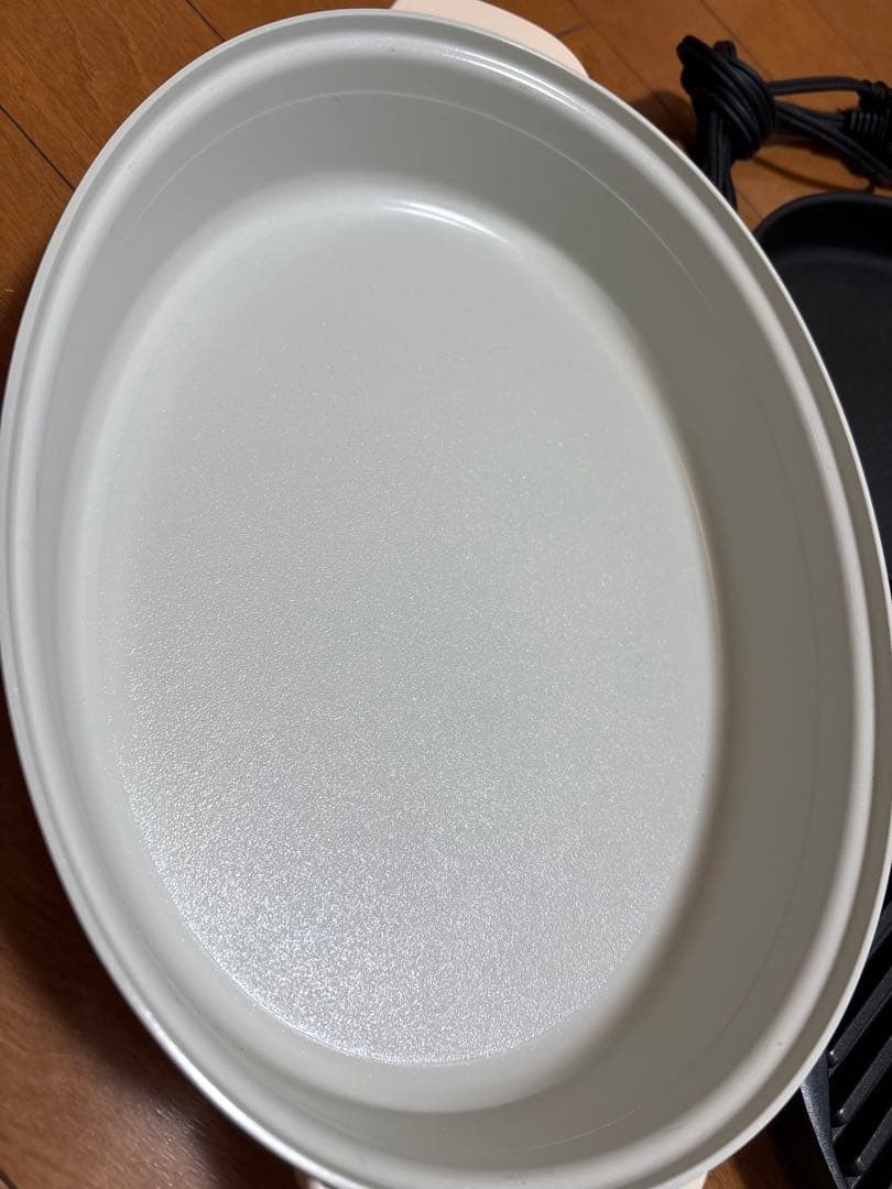 BRUNO オーバルホットプレート グレージュ