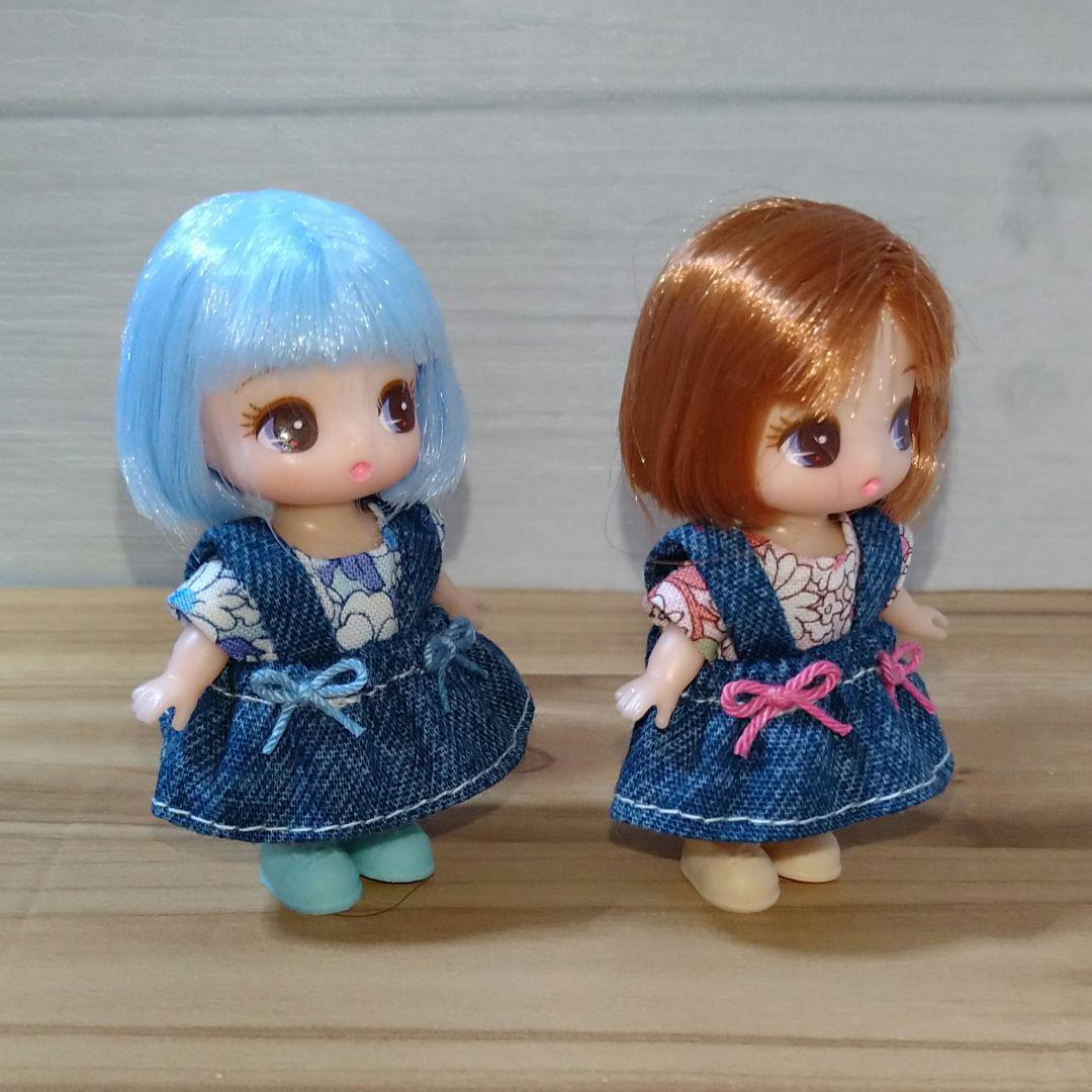 ★☆ふくふく☆★　ぷちリカちゃん ハンドメイド 着せ替え服 2セット
